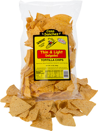 Thin Light Delgados Tortilla Chips - Casa Sanchez SF